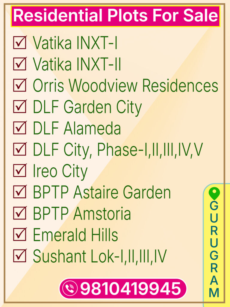 plots for sale in gurugram